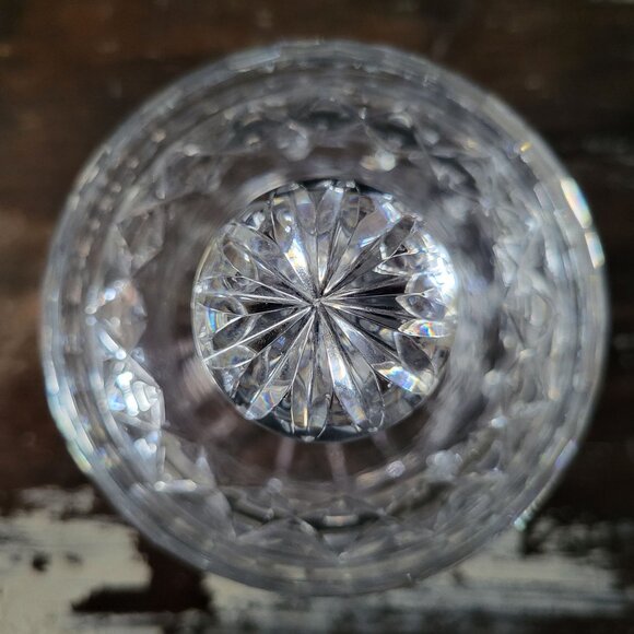 Vintage Cut Crystal Biscuit Jar, Cookie Jar, Lidded Crystal Jar - Picture 4 of 5